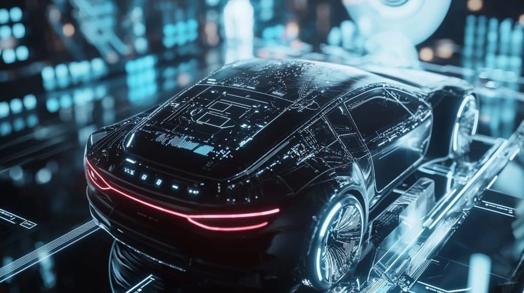 Auto futuristica AI