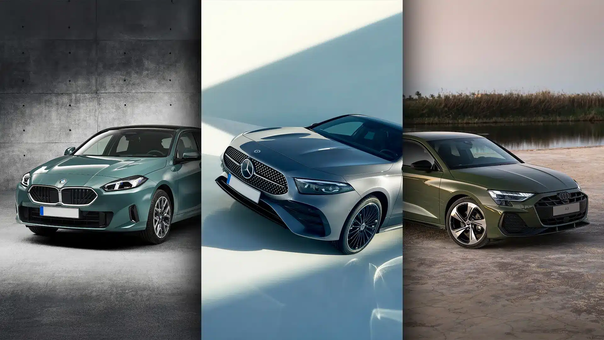 articolo blog audi a3 vs bmw serie 1 vs mercedes classe a cover img