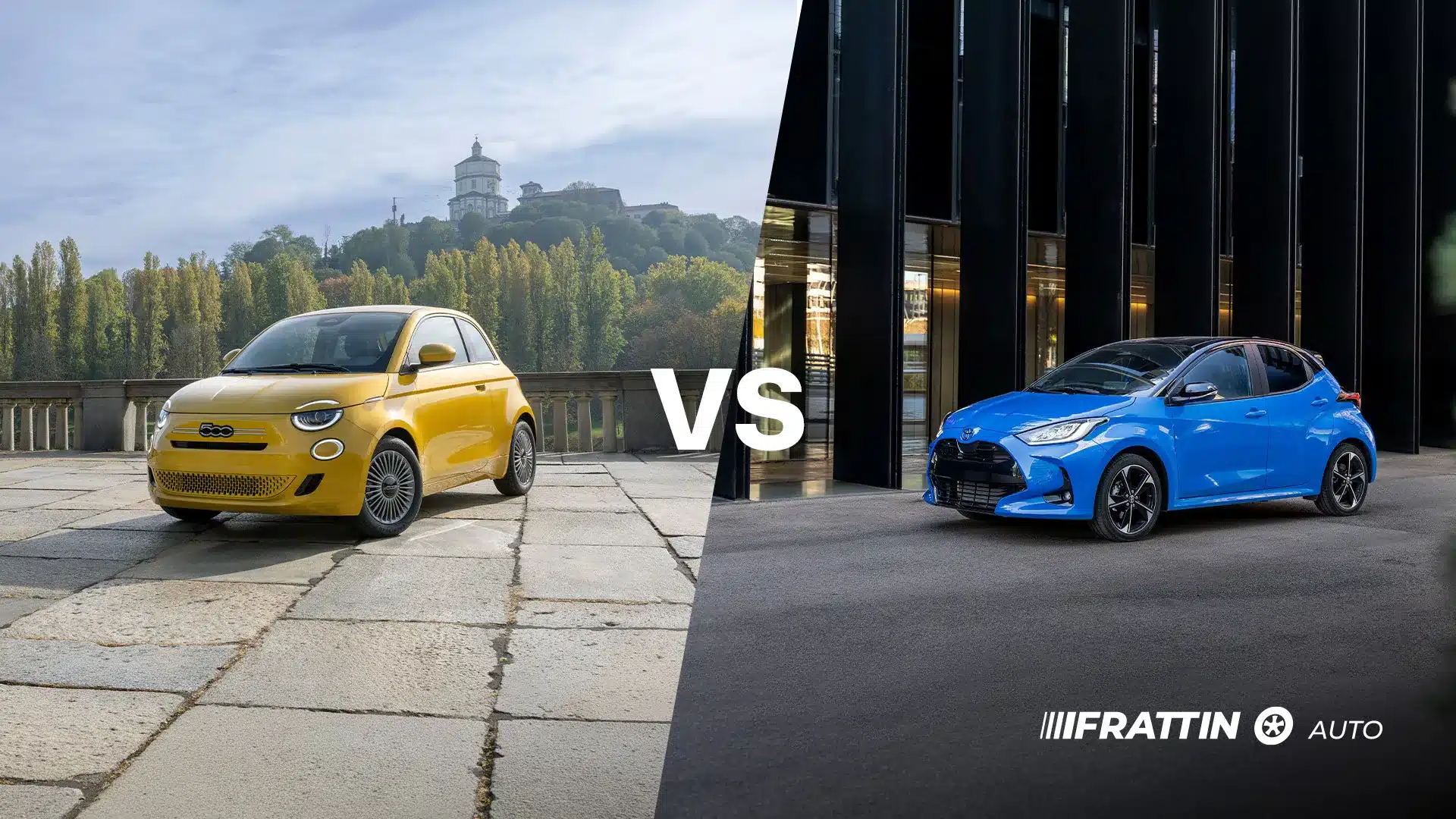 articolo blog fiat 500 vs toyota yaris hybrid